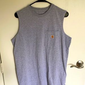 Gray Carhartt Men’s Sleeveless Shirt